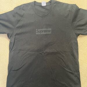 Supreme TONAL BOX LOGO TEE Black Size L